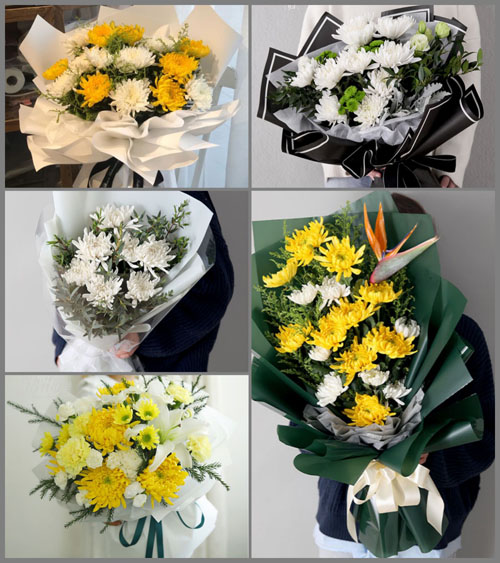 陕西延安市安塞区化子坪镇白事花束代送